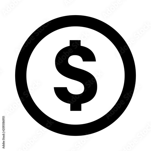 Dollar Coin Icon