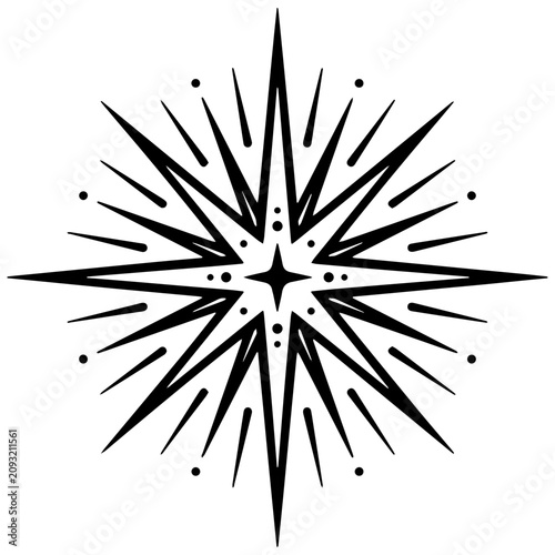 Pointed Sparkle Design Elements Collection