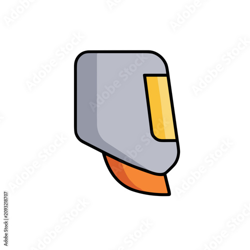 Welding mask icon