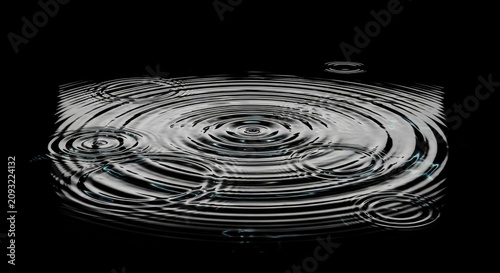 Water ripple effect closeup detail.