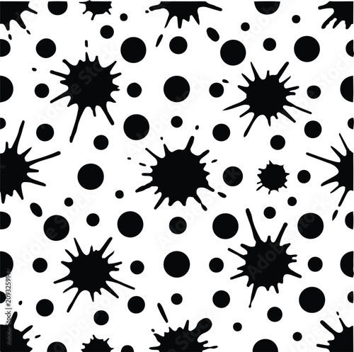 seamless background with blots