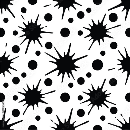 seamless background with blots