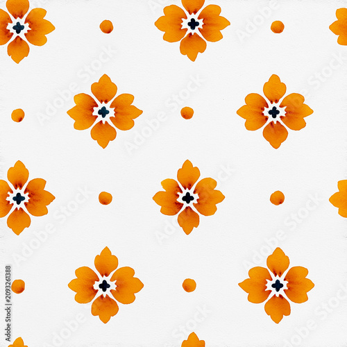seamless background with autumn leaves