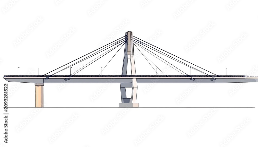 Fototapeta premium Modern white tensile fabric canopy structure.