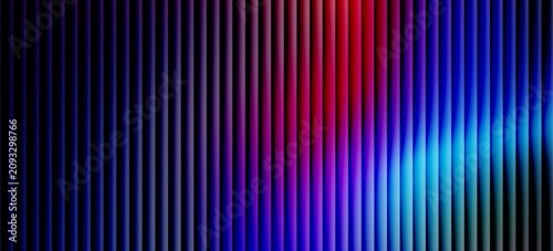 Εκτύπωση καμβά Iridescent ripple glass background, elongated vertical distortion with multicolor gradient surface