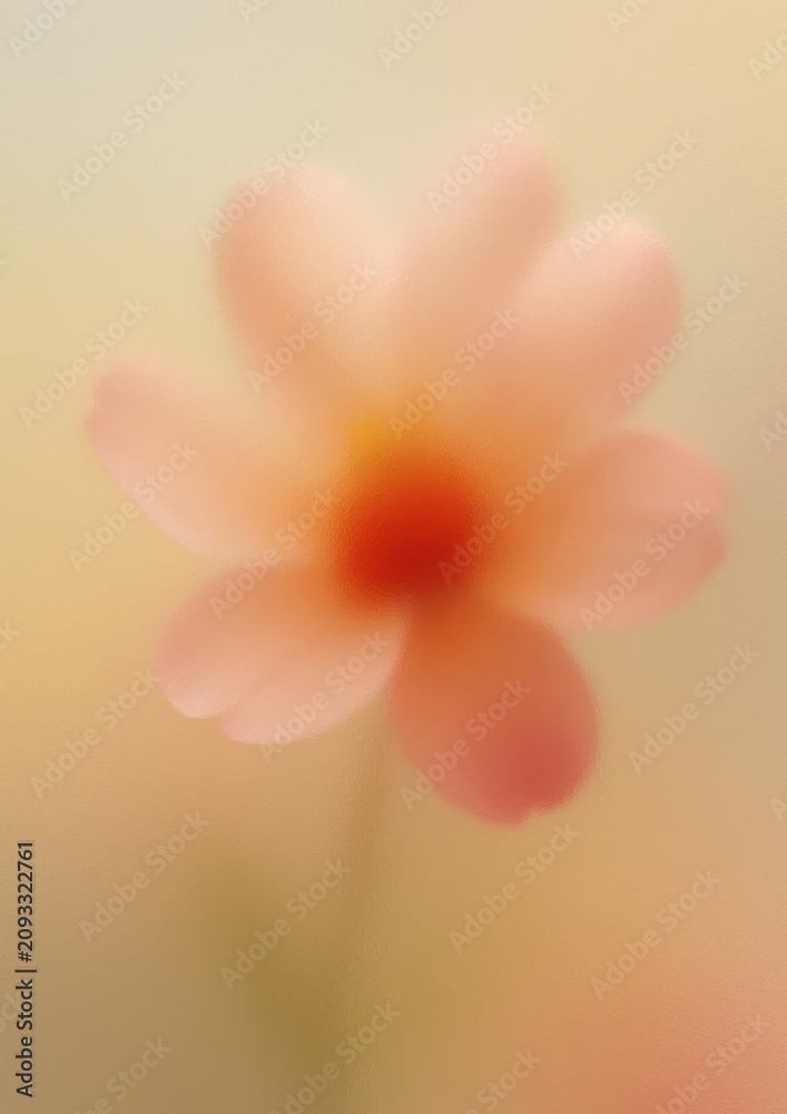 Fototapeta premium Soft pastel floral elegance