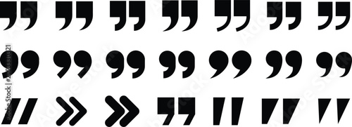 Fotografie punctuation marks for dialogue