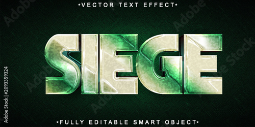 Canvastavla Siege Medieval Fortress Typography Style Vector Fully Editable Smart Object Tex