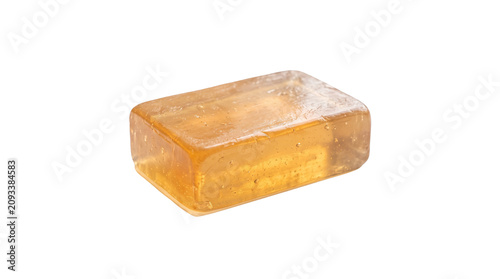 Glycerine soap Isolated on transparent background