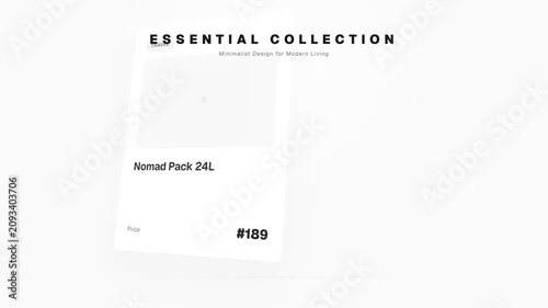 Product price tags on white background.