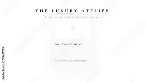 The Luxury Atelier Brand Presentation.