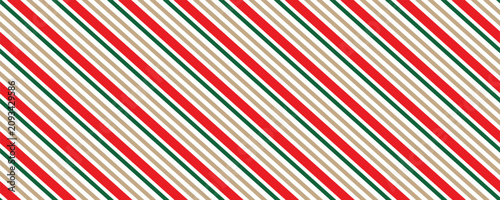 Foto Red and white vertical striped background