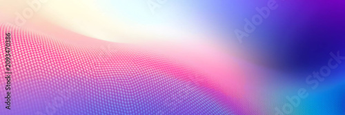 Vibrant Abstract Digital Wave Texture with Soft Pastel Color Gradient