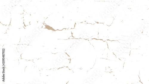 Tableau sur toile white cracked surface with peeling paint and weathered plaster texture showing a