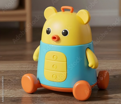 wooden toy dog