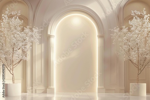 entrance to the church