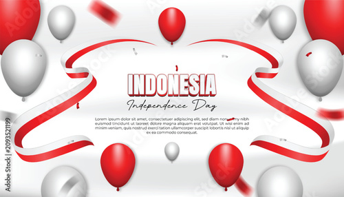 Canvastavla Indonesia Independence Day Celebration Template