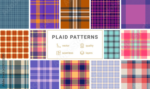 Photography Plaid bundle for marketing kits and seasonal promotions