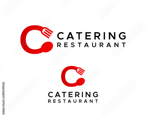 Monogram logo featuring the letter C, a tablespoon, and a fork.