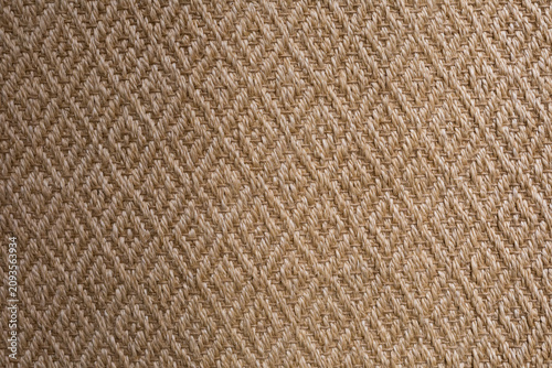 textile texture banner background.Piping fabric that combines between ramie fabric and sackcloth