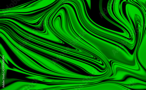 Vibrant green swirling abstract background texture