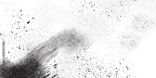 Принти на полотні Dirty or dust film grain speck grit grunge overlay on   grain dot white paper n