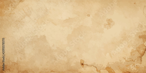 Canvastavla Aged Parchment Texture Aged parchment paper with visible water stains and a vintage, weathered aesthetic, perfect for background or artistic use