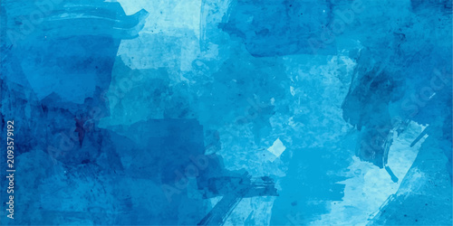 Φωτογραφία Abstract Blue Strokes Deep shades of blue blend and contrast in a dynamic abstract composition, evoking a sense of depth and tranquility