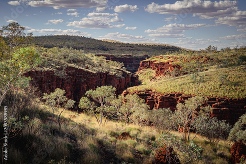 autumn in the valley and canyon