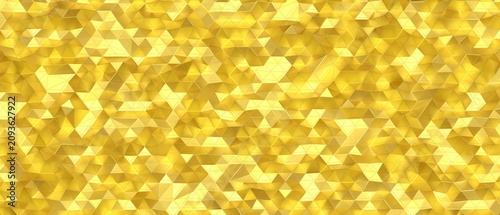 Fotografie Shiny golden geometric abstract background with a luxurious and opulent feel