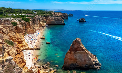Marinha Beach in the Lagoa Municipality, Algarve, Portugal