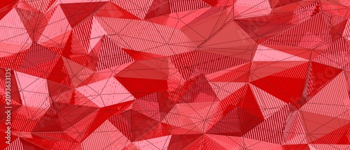 Geometric red abstract back...