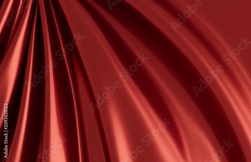 Close up view of draped dee...