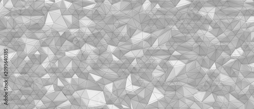 Konstfotografi Seamless abstract low poly 3D geometric background pattern texture