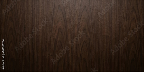 Photos Deep brown wooden background with an abstract symmetrical grain pattern, bookmatched walnut veneer in warm tones, elegant design for wallpaper, cover and wall