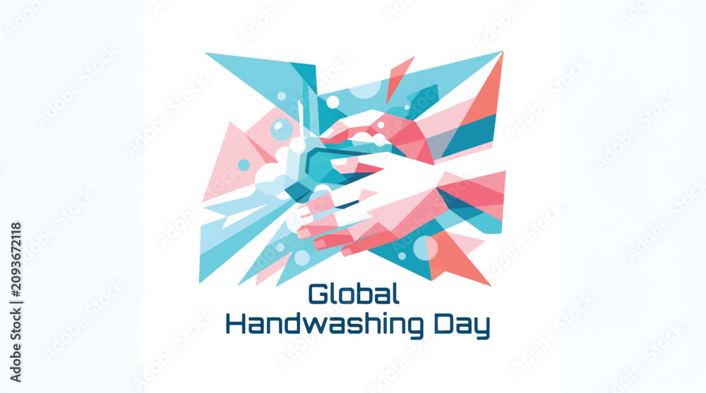 Fototapeta premium Global Handwashing Day