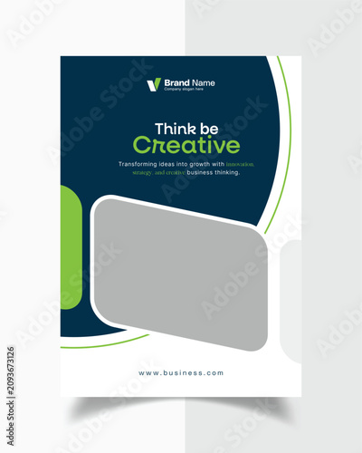 Modern Corporate Business Brochure Cover Design Template | Professional Company Profile Cover | Brochure Cover Page Design