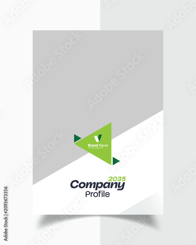 Modern Corporate Business Brochure Cover Design Template | Professional Company Profile Cover | Brochure Cover Page Design
