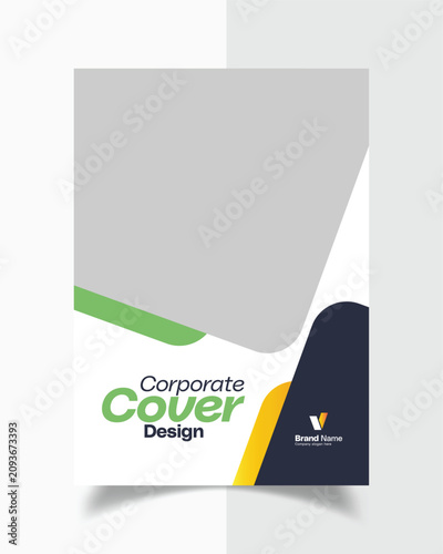 Modern Corporate Business Brochure Cover Design Template | Professional Company Profile Cover | Brochure Cover Page Design
