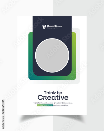 Modern Corporate Business Brochure Cover Design Template | Professional Company Profile Cover | Brochure Cover Page Design