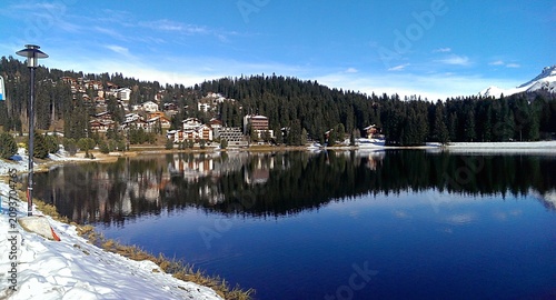 reflection in the lake...Arosa