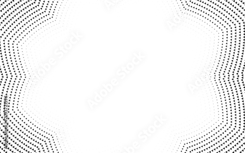 Abstract halftone dot pattern design. Seamless monochrome dotted texture for printing and graphics. Modern geometric background for branding and di...