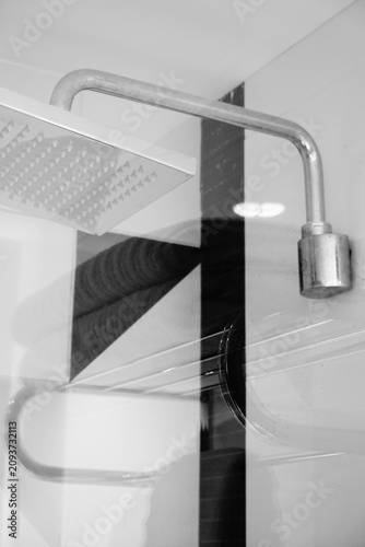 Konstfotografi Details de douche dans salle de bain