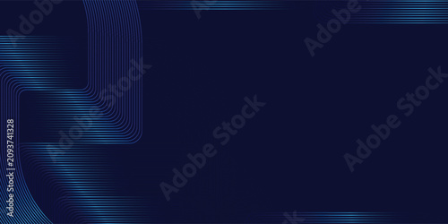 Abstract blue background with overlap layer. Glowing geometric shape lines. Modern gradient square lines pattern design. Minimal geometric. Suit for poster, banner, brochure, corporate, cover, website