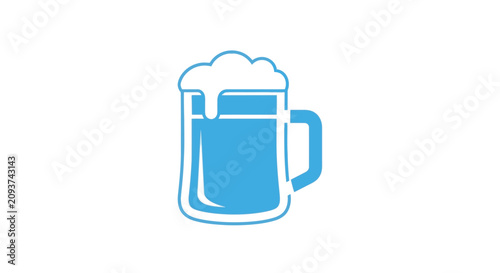 Foto Frothy Beer in a Mug 2.