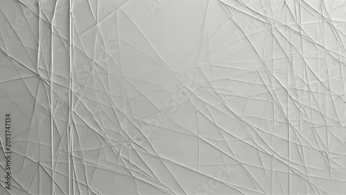 Abstract White Crumpled Paper Texture Background with Modern Minimal Minimalist Design