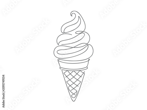 Hand Drawn Milkshake Illustration with Whipped Cream, Cherry, and Striped Straw
