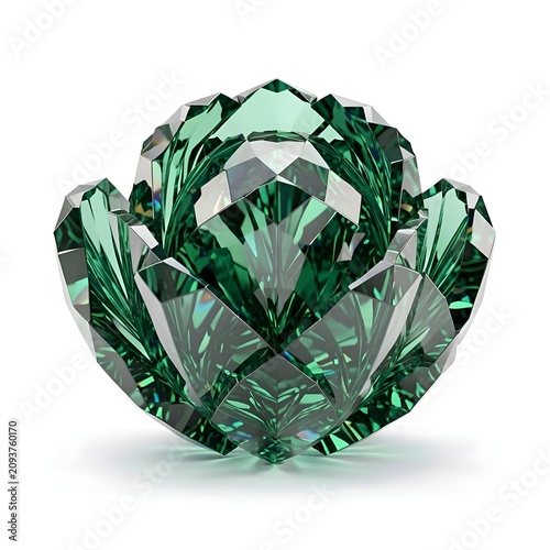 diamond on white background