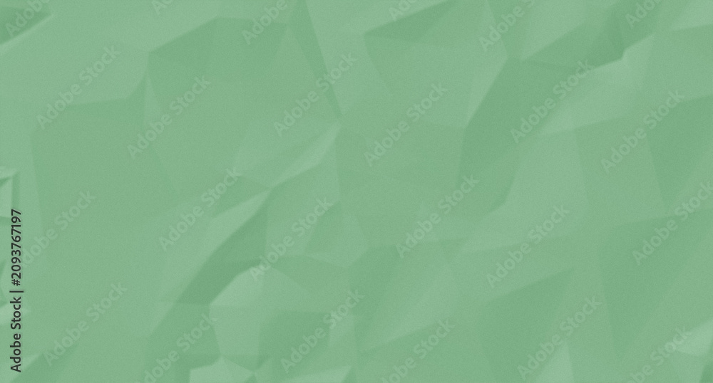 Obraz premium paper geometric low poly background in soft sage green color with faceted triangular shapes and a modern artistic texture for creative designs