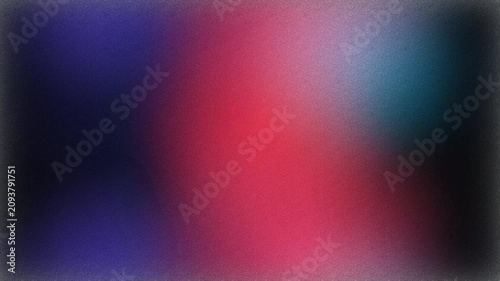 Abstract gradient motion background, with soft red, and blue light, leaks and grain, texture